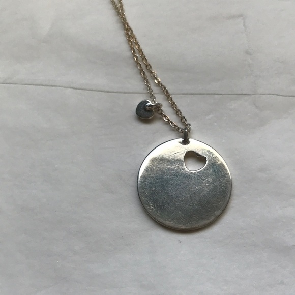 Bon Chic Girl BCBC Max Azria silver heart pendant - Picture 3 of 6